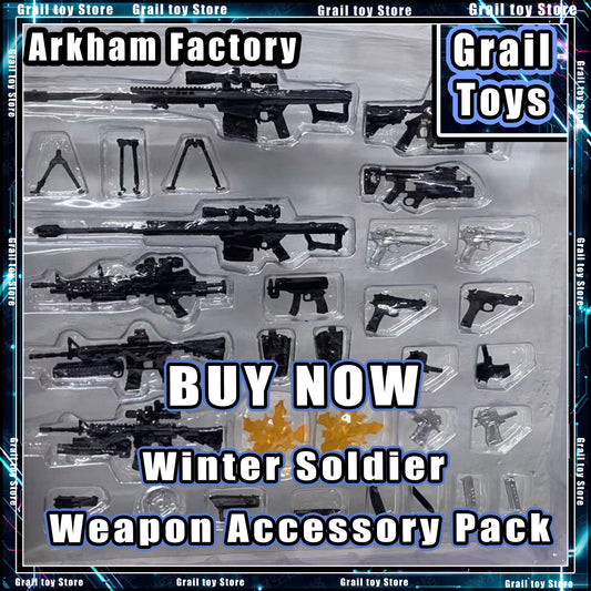IN STOCK Arkham Factory Winter Soldier  Accessory Pack Hyper-Movable Accessory Set Blood Effect Accessories Spray Blood