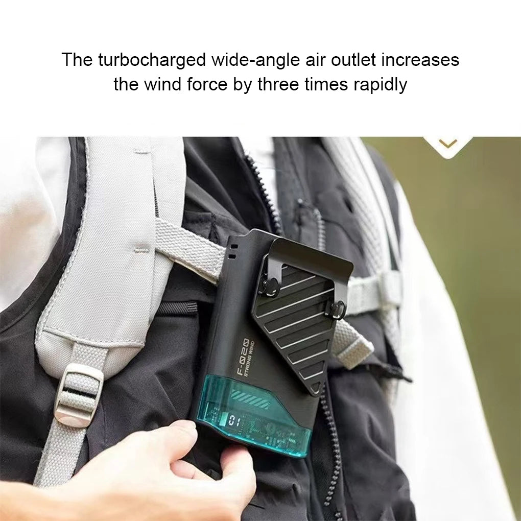 Multi functional Portable Hanging Neck Fan 4 IN 1 Rechargeable Waist F