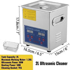 VEVOR 2L 3L 6L 10L 15L 22L 30L Ultrasonic Cleaner Lave-Dishes Portable Washing Machine Diswasher Ultrasound Home Appliances
