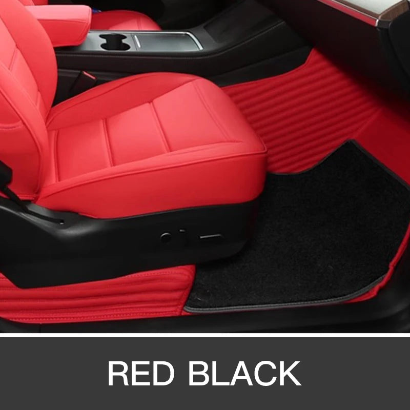 For Tesla New Model Y Juniper 2025 Custom Fit Car Accessories Floor Mat Interior ECO Material Leather Left Right Hand Drive