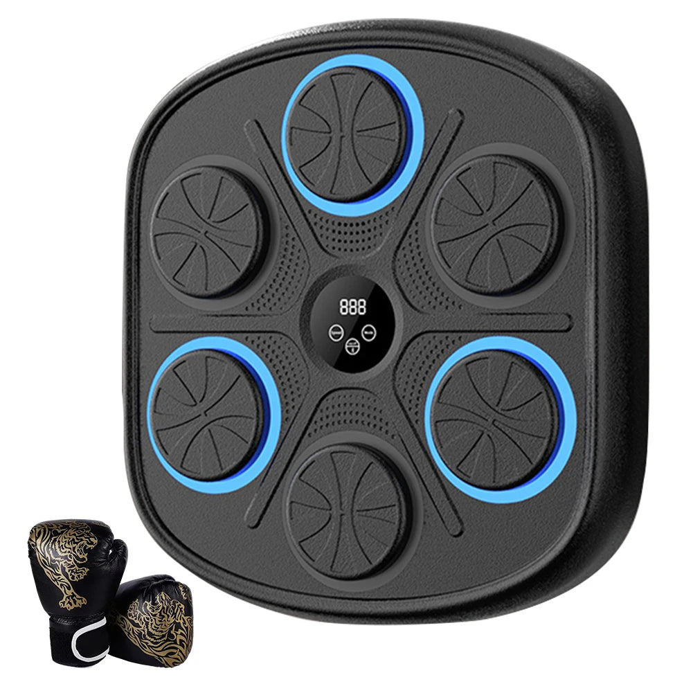 Smart Music Boxing Machine Boxing Training Punching Equipment BT Link Boxing Target Workout Machine Pad for Kids Adults Exercise