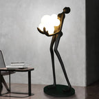 Nordic Humanoid Floor Lamp Sculpture Design Exhibition Hall Decoration Living Room LampS Styling Lamp Halloween Lamp BedroomLamp