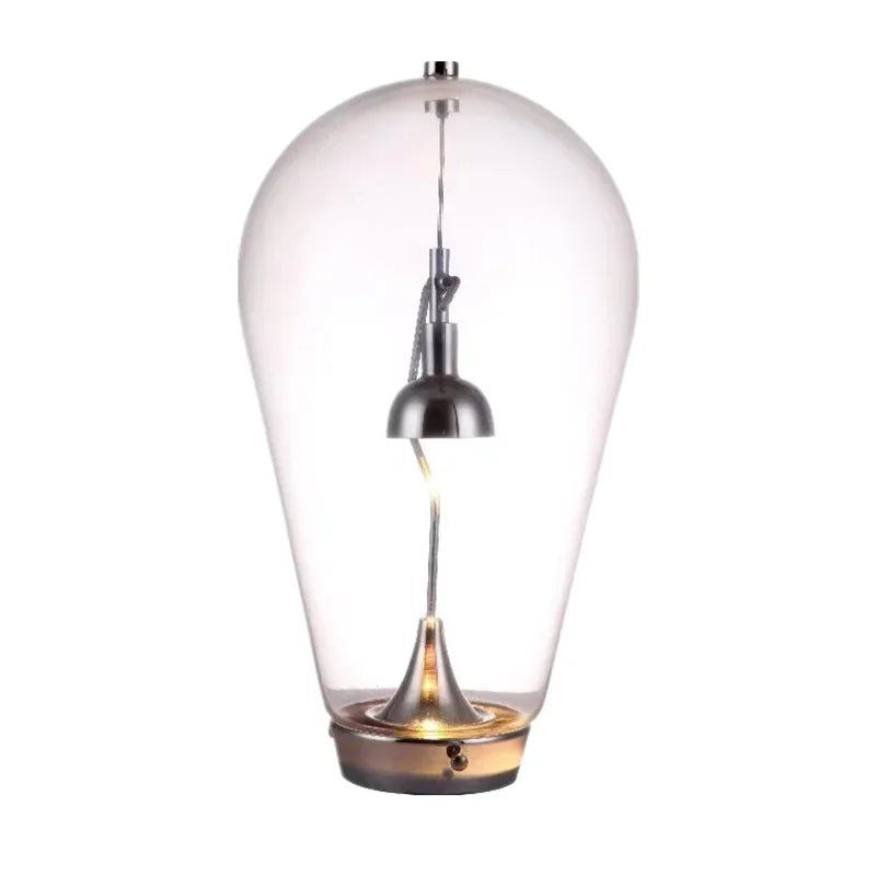 Modern Touch Glass Blown Magnet Desk Lamp for Living Room Study Room Bedroom Decoration Reading Desk Lamp