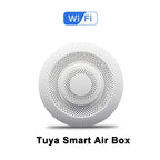 Smart Tuya Zigbee WIFI 5 in 1 Airbox Formaldehyde VOC CO2 Temperature Humidity Detector App Control Smart Home Scene Linkage