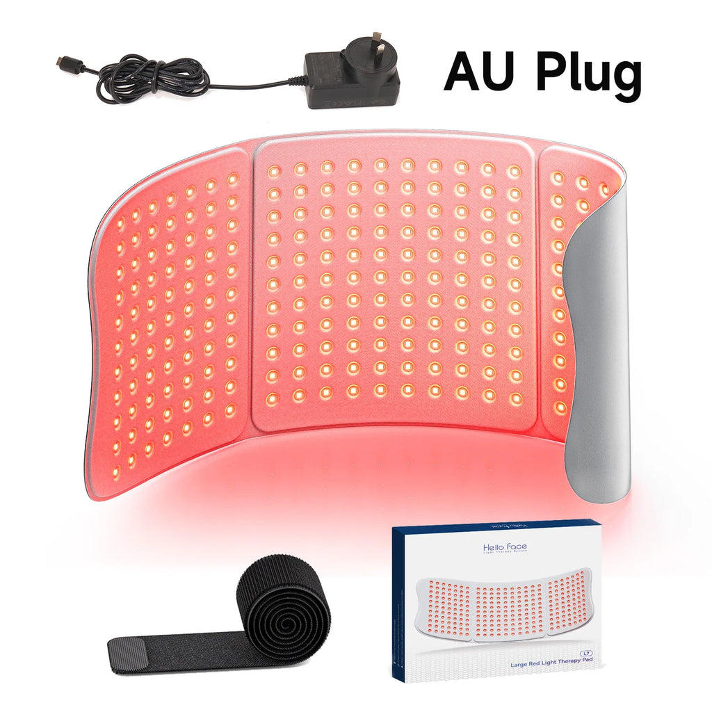 Large Red Light Therapy for Body 264 Triple-Chip LED Near Infrared 660nm & 850nm Red Light Therapy Mat 30'' x 12'' for Full Body