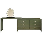 Nordic Storage Dresser Bedroom Modern 6 Drawer European Dresser Girls Luxury Green Toaletka Z Lustrem Do Sypialni Home Furniture