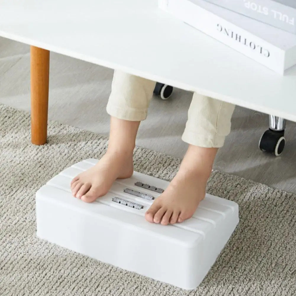 Desk Footrest Adjustable Under Foot Rest for Under Desk at Work with Massage Foot Stool Under Desk 5 Height Position Adjustment