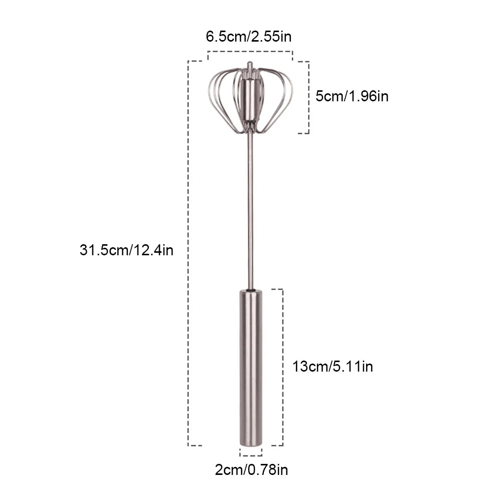 Manual Egg Beater Portable Eggs Whisk Separator Hand Cranked Cream Mixer Multi-Function Baking Tools Kitchen Mixer Accessories