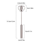 Manual Egg Beater Portable Eggs Whisk Separator Hand Cranked Cream Mixer Multi-Function Baking Tools Kitchen Mixer Accessories