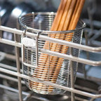 【S】304 Kitchen Chopstick Holder Organizer Hanging Wall Stainless Steel Tableware Drainer Fork Spoon Chopsticks Dishwasher Basket