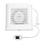 15W 220V Wall Mounted Exhaust Fan Low Noise Home Bathroom Kitchen Gara