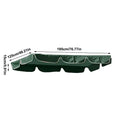 Porch Swing Awning Replacement UV-resistant Waterproof Swing Canopy Garden Outdoor Hammock Swing Awning Replacement