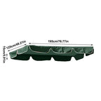 Porch Swing Awning Replacement UV-resistant Waterproof Swing Canopy Garden Outdoor Hammock Swing Awning Replacement