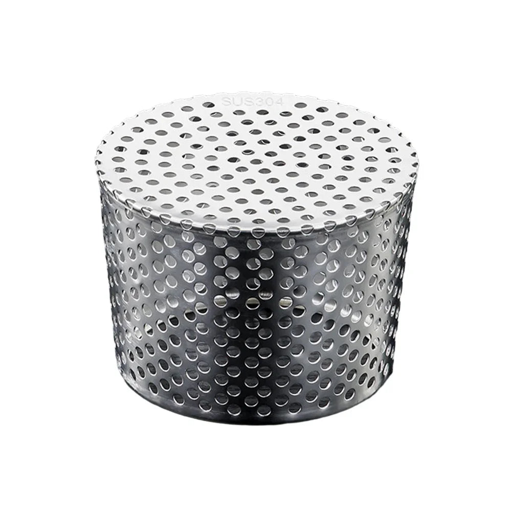 Drainage Cover Floor Drain Wall Insert Anti-blocking For Rooftop Balcony Outdoor Rain Bucket 50-200mm Practical