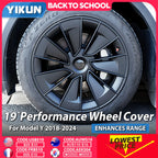 4PCS Hub Cap for Tesla Model Y 19 Inch New Car Wheel Cover Replacement Performance Automobile Full Rim Car Accessories 2018-2024