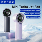 MUXNW Mini Turbo Jet Fan: Portable Small Pocket Handheld Personal Rech