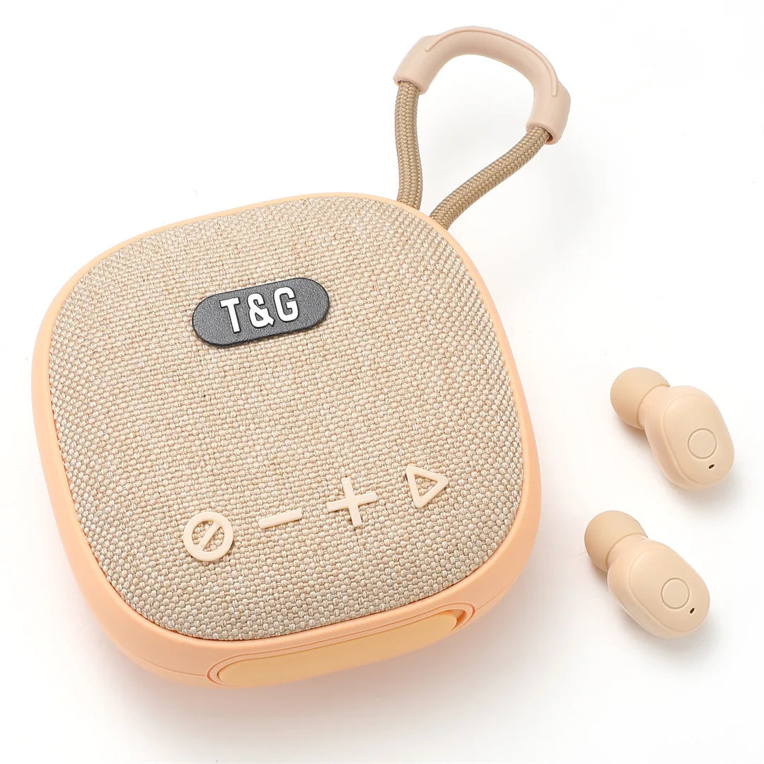 TG813 Bluetooth speaker paired with headphone speaker, portable outdoor wireless earbuds, mini speaker