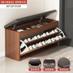 Shoe Change Stool at the Entrance to the Door, Household Seated Shoe Cabinet Seat, Integrated Shoe Rack, Soft