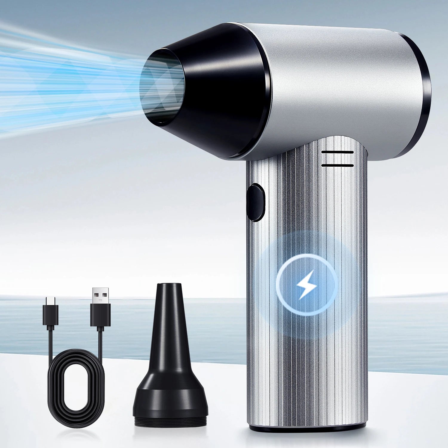 Powerful Air Blower Mini Turbo Jet Fan 300,000 RPM 45m/s High Speed Duct Fan Turbo Violent Fan High-Performance Brushless Motor