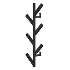 1pc Vertical Coat Rack Wall Mounted 16 Inch, Metal Modern Wall Coat Tree for Hats, Jackets, Bags, Entryway Bedroom