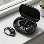 Bluetooth 5.4 Ear Hook Headphones TWS Wireless Earphones HiFi Stereo Waterproof Headsets LED Display Long Standby Touch Earbuds