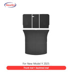 Floor Mats For Tesla Model Y 2025+ Juniper TPE All-Weather Waterproof Trunk Mat Liner Non-Slip Car Interior Protection