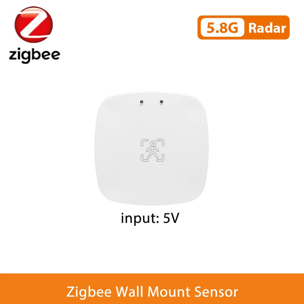 Smart Life Zigbee Human Presence Detector Tuya Wifi MmWave Radar Pir Montion Sensor With Luminance Detection For Smart Home