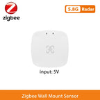 Smart Life Zigbee Human Presence Detector Tuya Wifi MmWave Radar Pir Montion Sensor With Luminance Detection For Smart Home