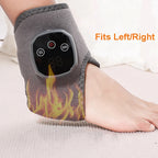 Electric Foot Massager Vibration Relaxation Ankle Massager Warm Hot Compress Ankle Brace Joint Sprain Support Ankle Protection