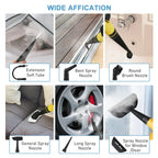 Handheld Steam Cleaner, Pressurized Multi-Surface Natural Steam Cleaner with 10 pcs Accessories, Steam Cleaner for Home