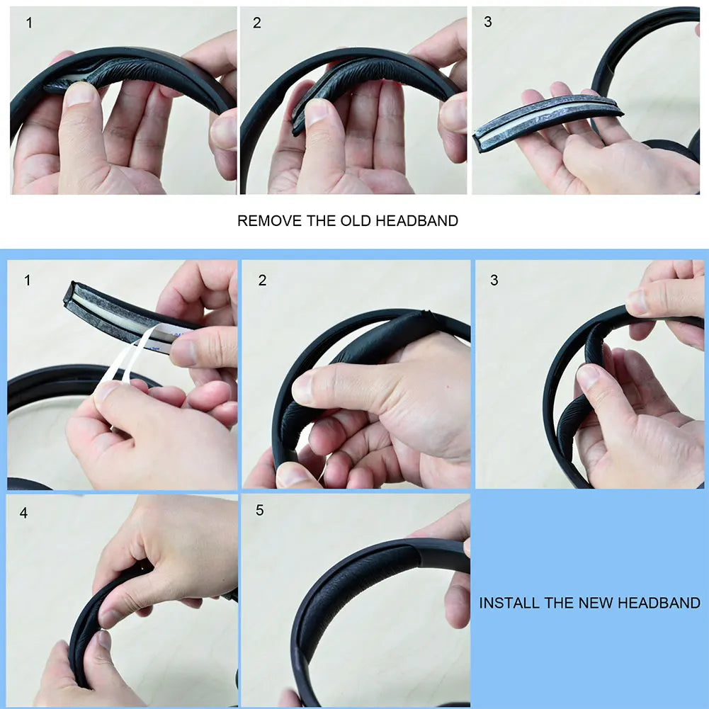 Replacement Earpads Headband Cushion Ear Pads Cushion Cover Headset Ear Cushions for JBL Tune 700BT 710BT 700BTNC 750BT 760BTNC
