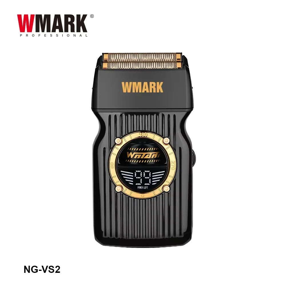 WMARK Shaver Professional Beard Trimmer 9000 RPM Electric Shaving Machine Stepless Outer Rotor BLDC Barber Shaver for Men NG-VS2