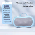 New 3-Speed Adjustment Infrared Heating Neck Back Massage Pillow Red Light Hot Compress Wireless Portable Shiatsu Massage Pillow