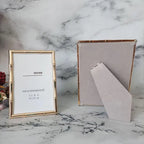 Golden Metal Photo Frame Stand Photo Frame Desktop Pendulum Decorative Frame Wall Decoration room photo decoration frame
