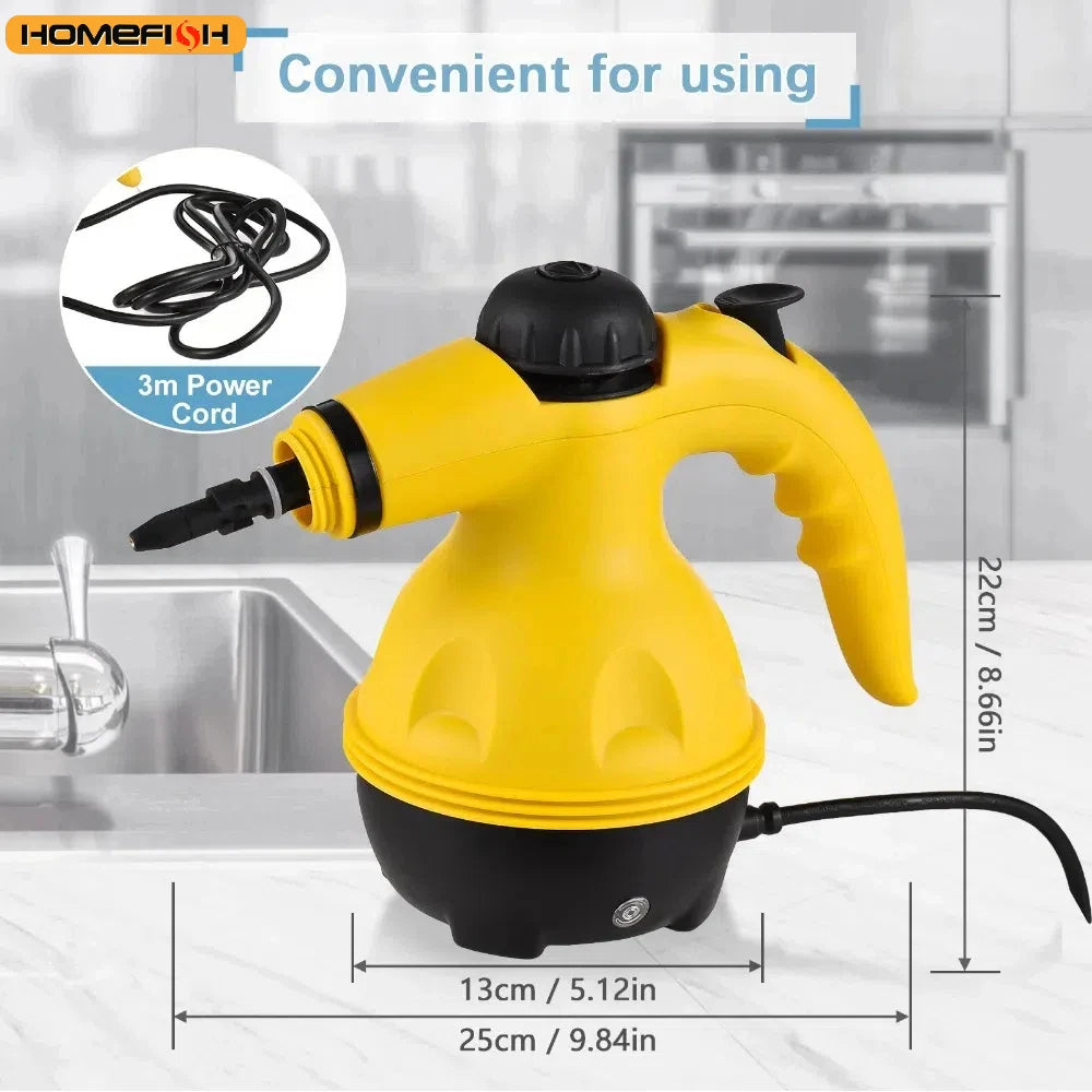 Portable  Hand-held High Temperature Steam Cleaner for Kitchen Range Hood Cleaning Home Bathroom, Car Cleaning Tools.