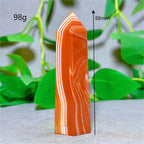 Carnelian Tower Crystal Natural Stone Quartz Home Decoration Minerals Reiki Craft Gifts Energy Healing Meditation Spiritual Love