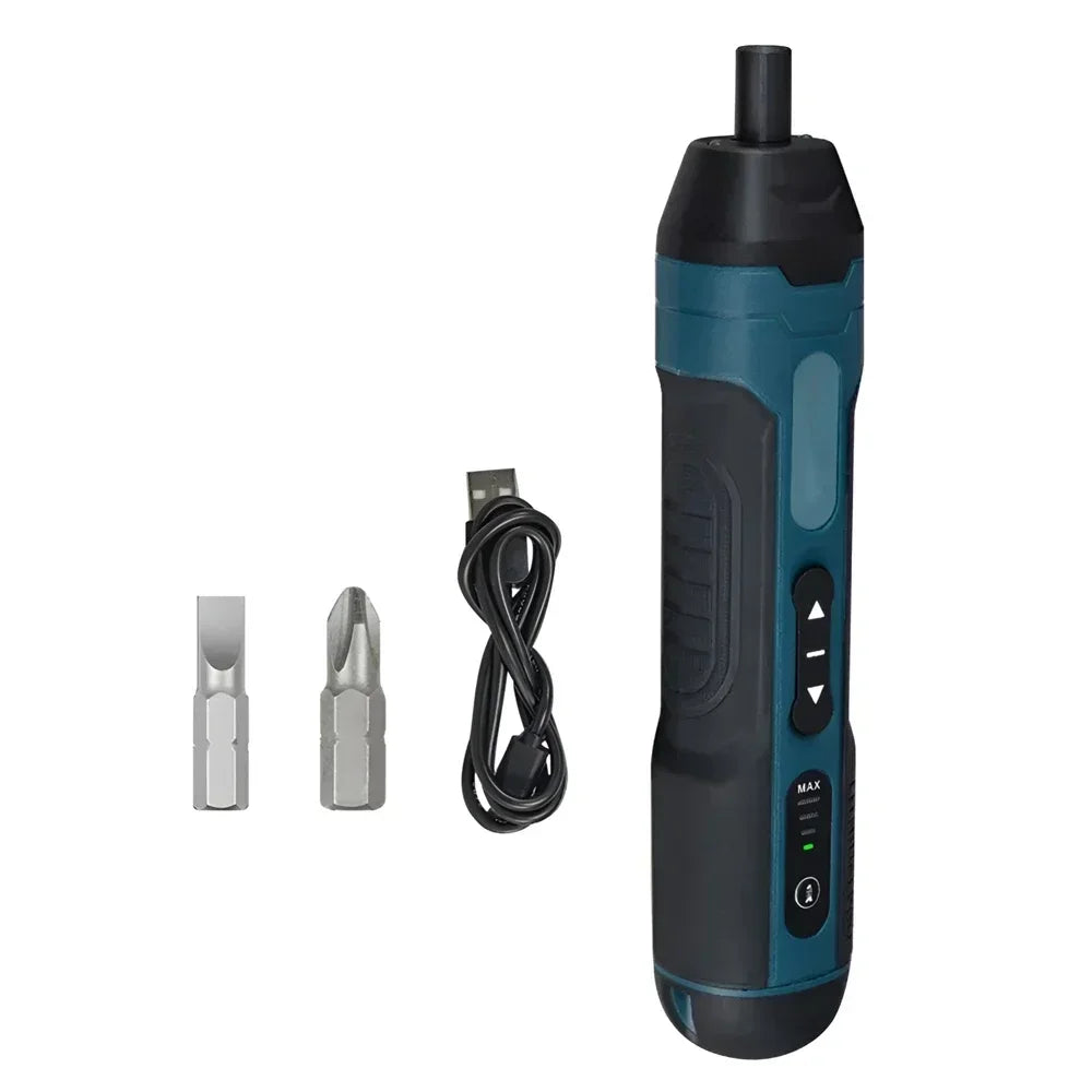Rechargeable Cordless Electric Screwdriver Mini Drill Power Tools Set Multifuncntion Power Drill Kits Set Household Maintenance