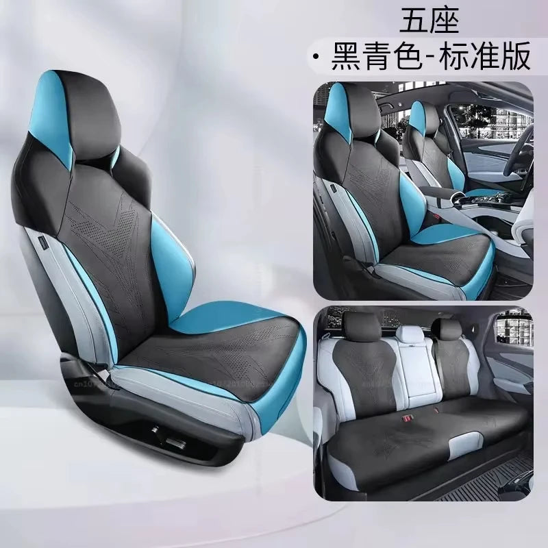 New suede Car Seat cover for BYD seal EV 2024 Breathable Comfortable Four Seasons Universal Auto Full Seats cushion