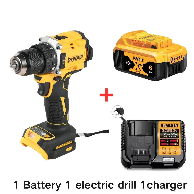 DeWalt  20V Brushless Chave De Fenda, Broca Compacta ou Ferramentas Driver Bateria Chave De Impacto, Ferramenta Elétrica DCD805