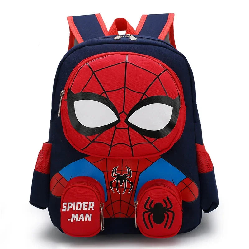 Spider-Man Kids Backpack – MINISO Disney Super Heroes Cartoon School Bag for Boys, Cute & Personalized Gift | AlluCanFind