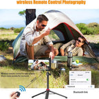 Magnetic CapGrip Magsafe Phone Grip Camera Phone Holder Handheld Selfie Booster w Bluetooth Remote 1/4 Screw for iPhone Android