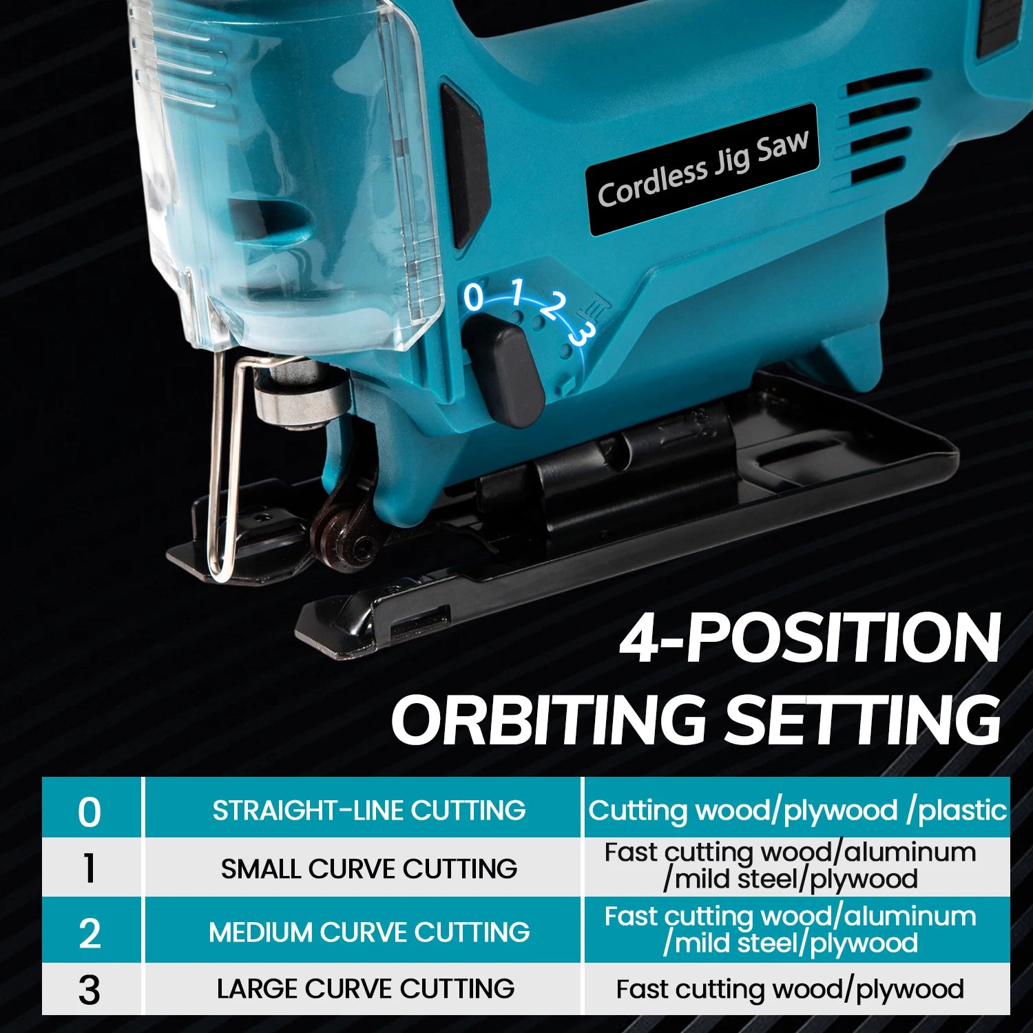 26mm Electric Jig Saw Portable Cordless Curved Saw Multi-Function Wood Cutting Woodworking Machines For Makita 18V Battery Pin