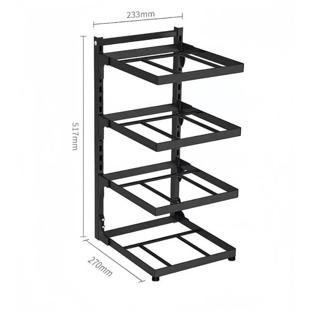 Kitchen Sink Storage Rack Multi-Layer Cooker Storage Rack for Home Stovetop Cabinets Adjustable Pot Rack Pantry Storage