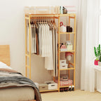 Open Wardrobe Clothes Coat Hanging Rack Heavy Duty Organizer Storage Shelf