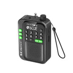Portable Mini FM Radio for TF Card U Disk Music MP3 Player Support HD Rcording Reception Radios 5W Wireless Bluetooth Speaker