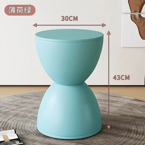 Minimalist Nordic Dressers Stool Plastic Design Apartment Shoes Changing Children Foot Stool Relax Muebles Trendy Furniture