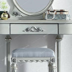 Salon Mirror Vanity Table Minimalist Aesthetic Beauty Bedroom Dresser Organizer Space Saving Nordic Vestidores Trendy Furniture