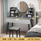 Black Girls Makeup Vanity Table Dresser Stand Drawers Storage Makeup Table Bedroom Desk Coiffeuse De Chambre Home Furniture