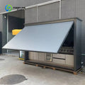 Customized Anti Insect Stainless Steel Outdoor Kitchen with Shed Modular Sink Outdoor Kitchen BBQ Pod for Garden