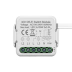 Tuya DIY Breaker Wifi Smart Light Switch Module 10A 100-240V Two Way App Remote Control Work with Alexa Google Home 1/2/3/4Gang